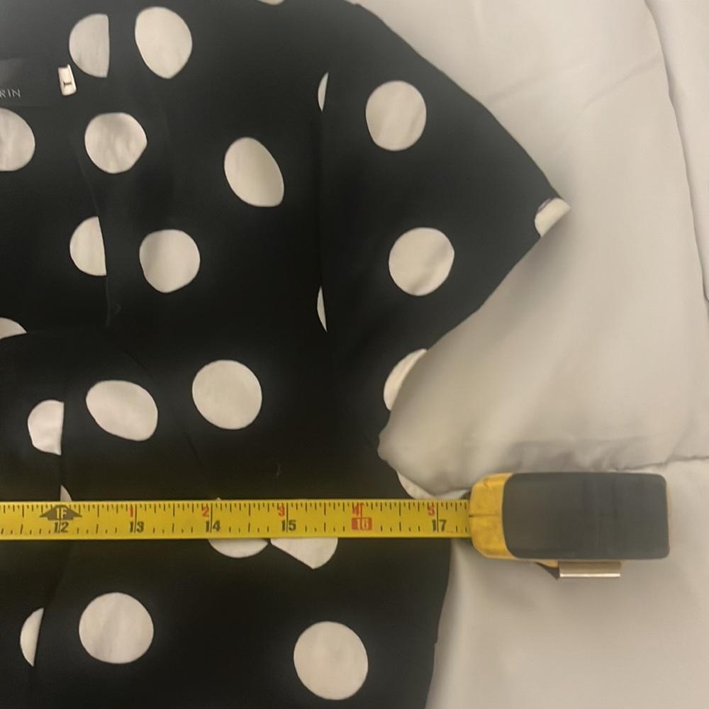 Black and white polka dot dress - Picture 3 of 5